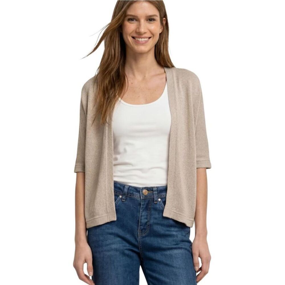 Street One Gray Polyester Women's Cardigan